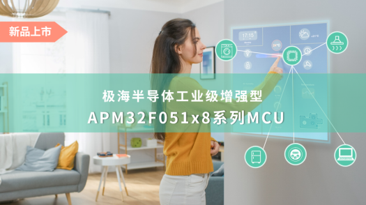 极海半导体发布工业级增强型APM32F051x8系列MCU