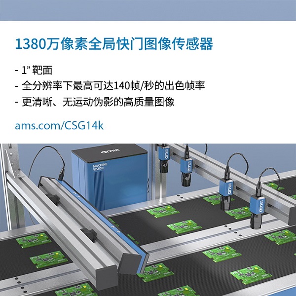 艾迈斯半导体新推出的1380万像素全局快门图像传感器.jpg