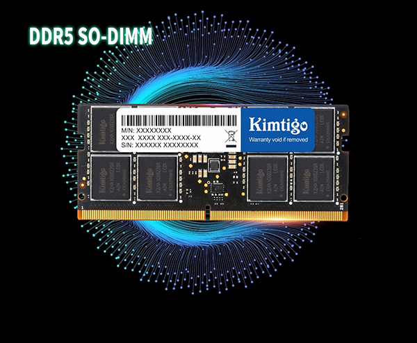 金泰克发布笔记本DDR5内存 超频可到5600MHz