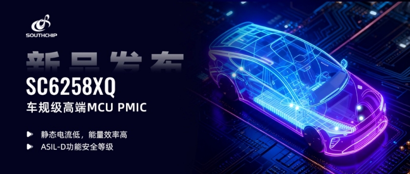 南芯科技發布車規級高端MCU PMICSC6258XQ