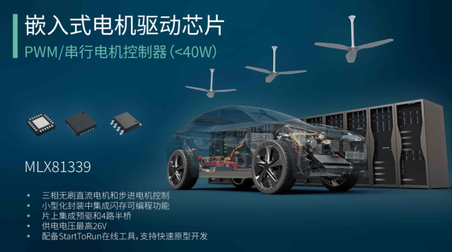 Melexis以新型電機驅動芯片推動設計簡化