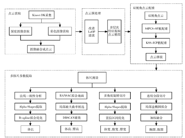 基于雙視角點云配準的豬只體尺測量方法研究