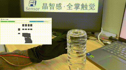 业界首款机器人高密度织物触觉感知手套发布