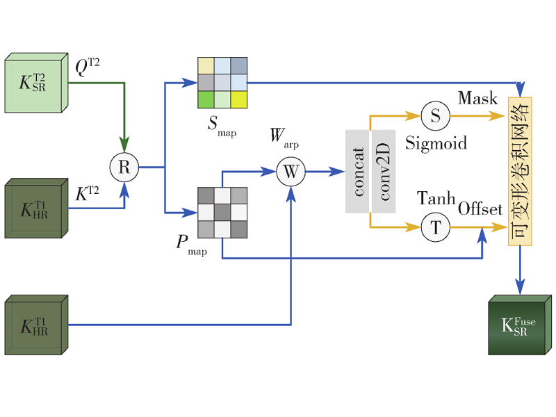 基于双域协同的多模态磁共振图像超分辨率重建算法