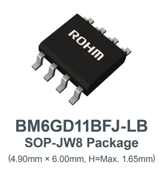 ROHM首款面向高耐压GaN器件驱动的隔离型栅极驱动器IC开始量产